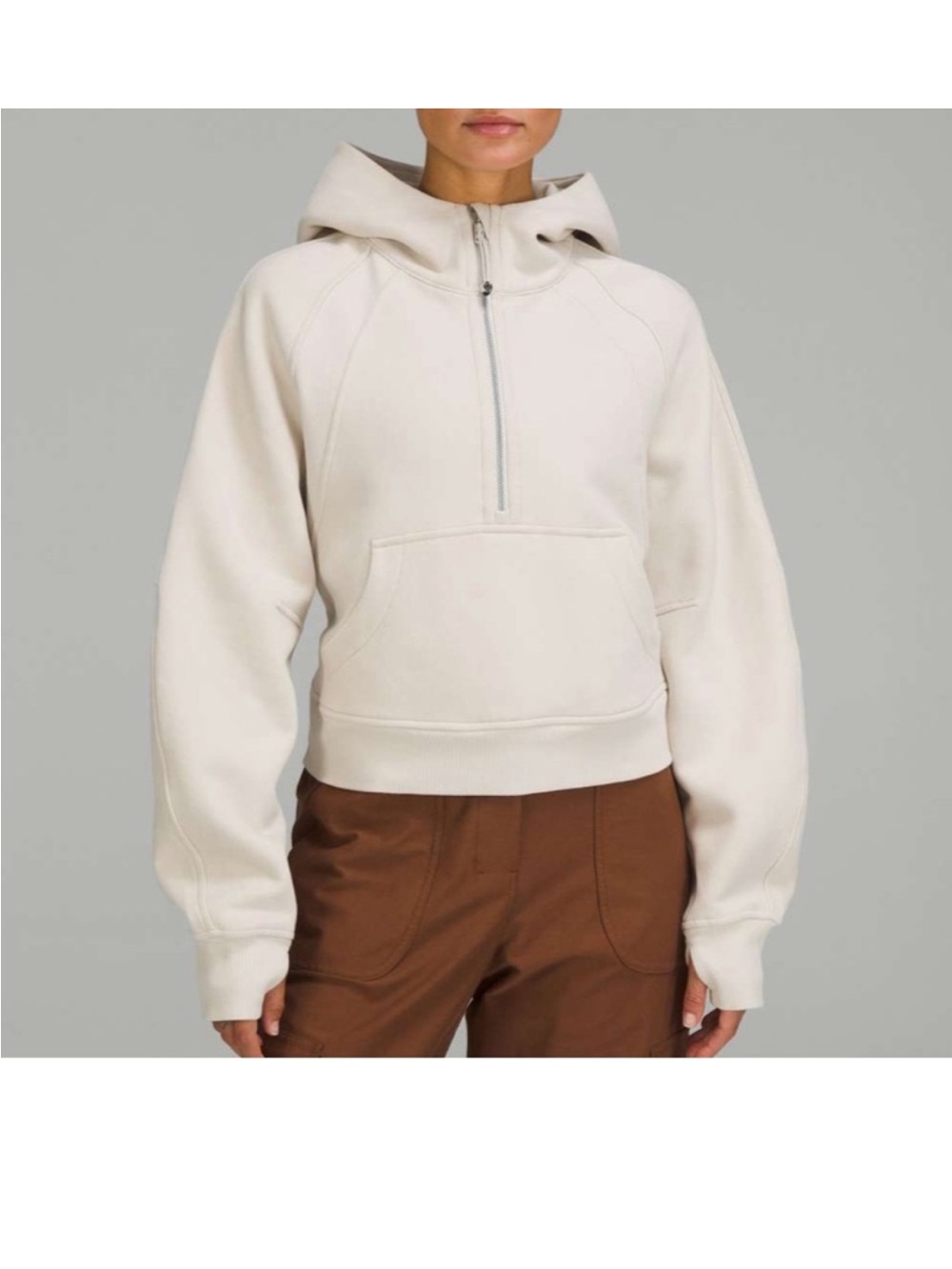 Women's Scuba Half-Zip Hoodie